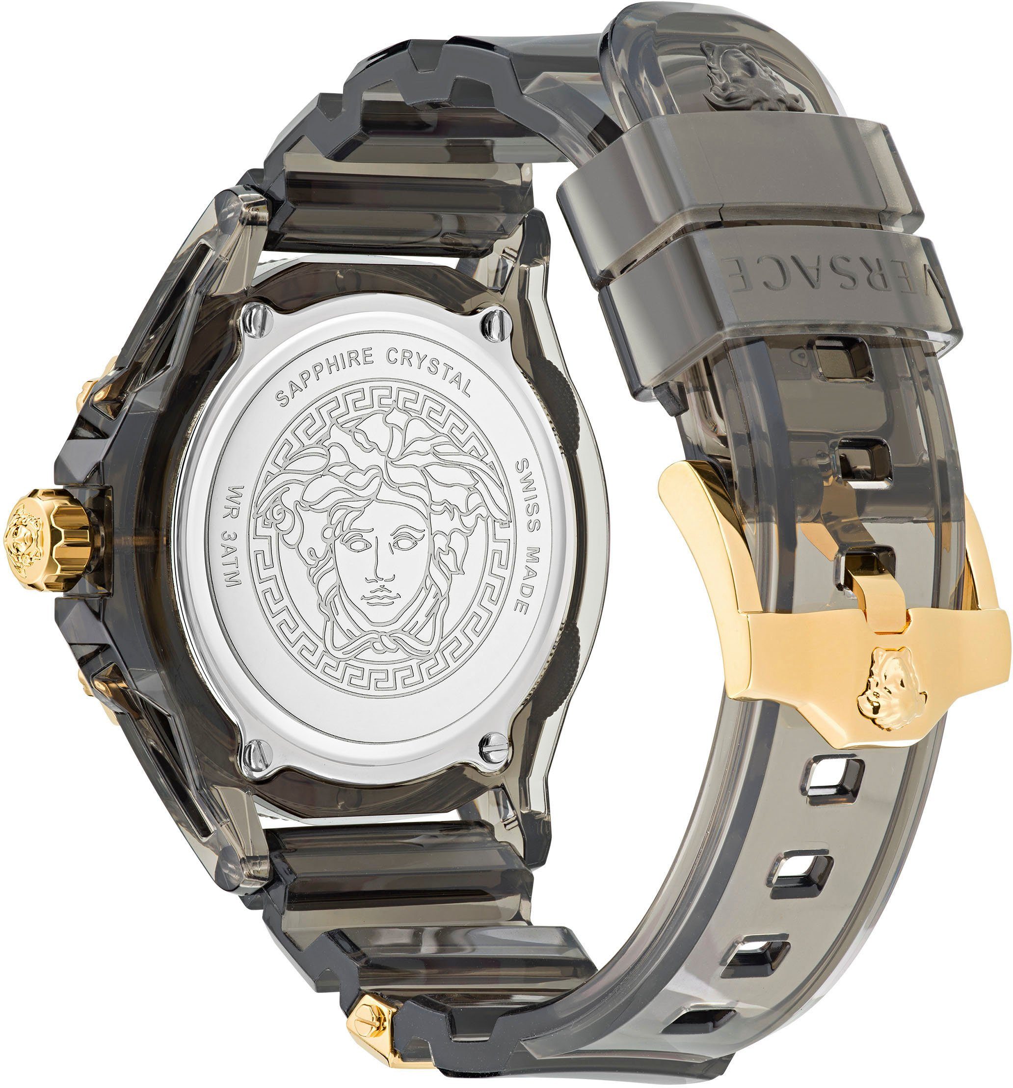 Quarzuhr ICON VE6E00123 Versace schwarz ACTIVE,