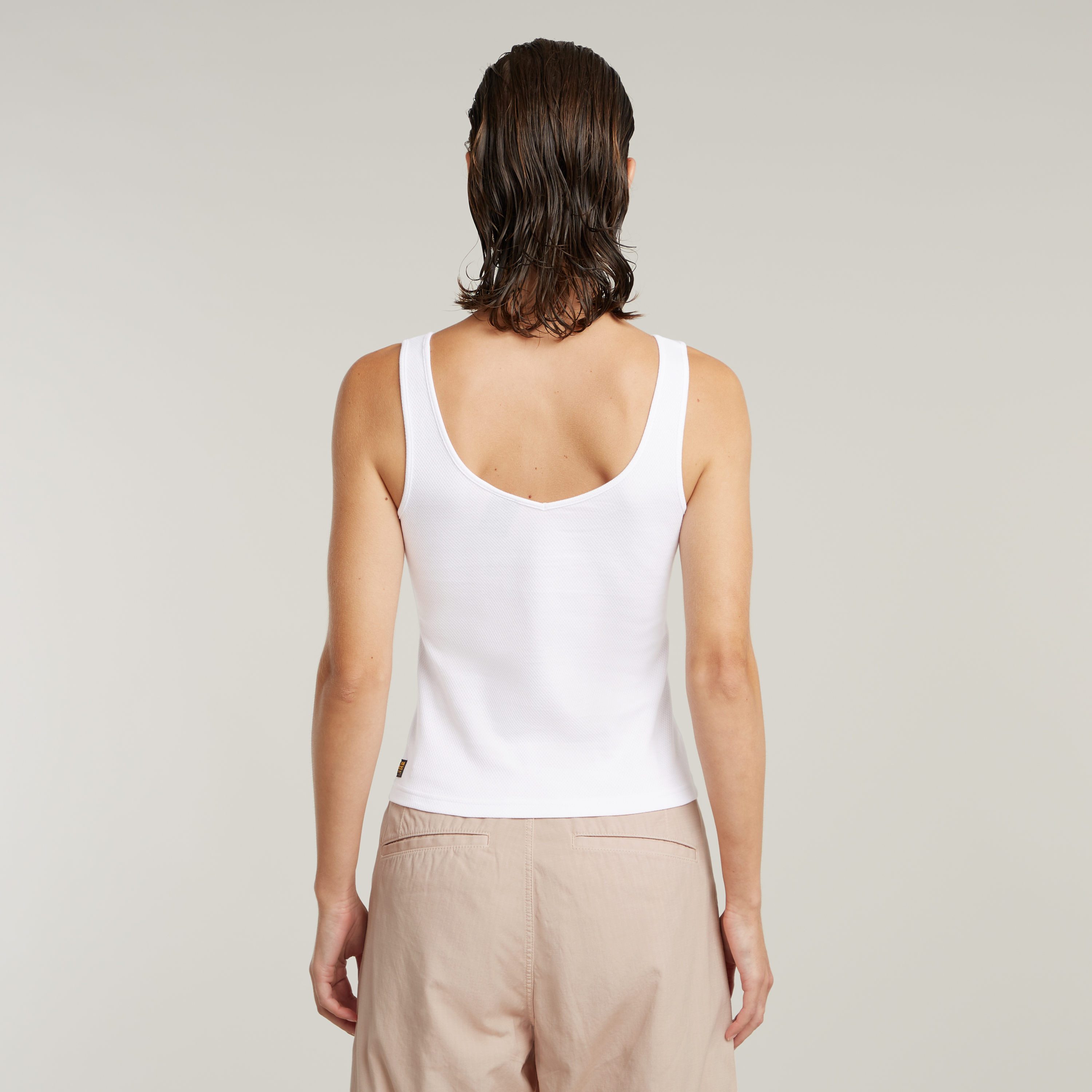 G-STAR Trägertop Asymmetrical Zip mit Reißverschluss
