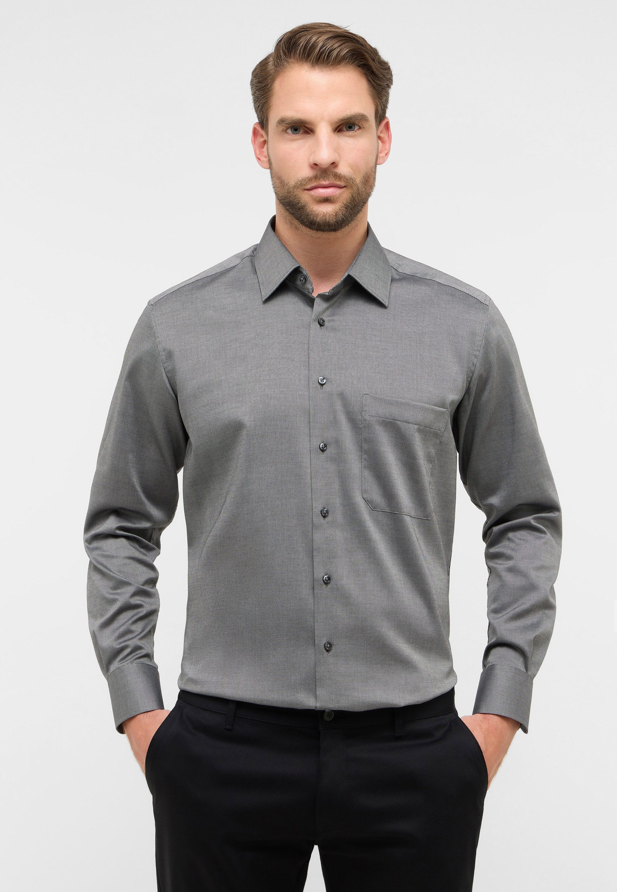 Eterna Langarmhemd COMFORT FIT NON IRON (bügelfrei)