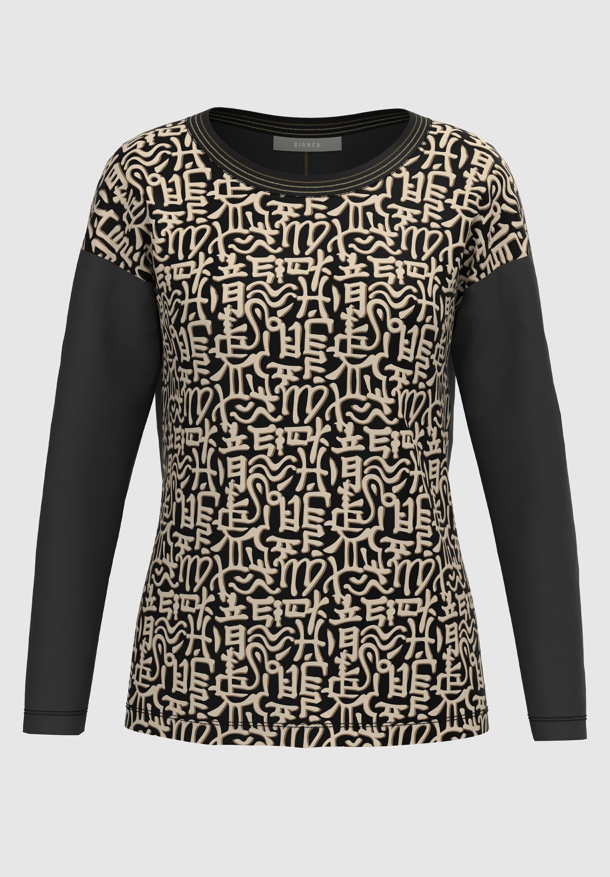 bianca Print-Shirt JULIE mit angesagtem Druck auf der Vorderseite