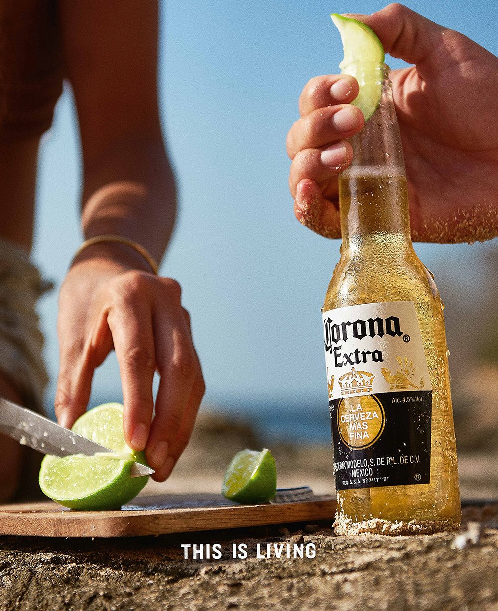 Corona T-Shirt Corona Extra T-Shirt navy – Größe M, Original Bier-Merch mit günstig online kaufen