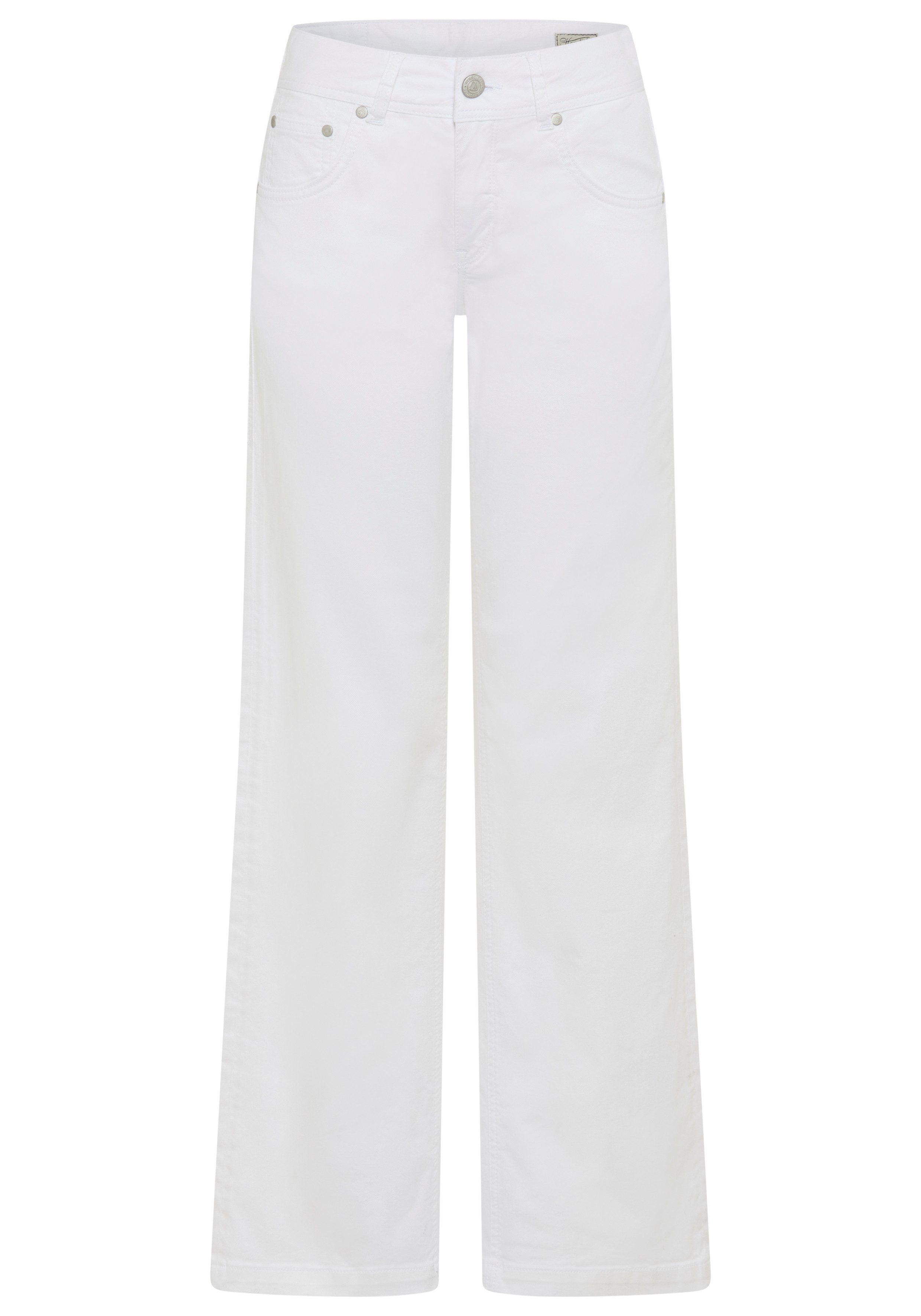 Herrlicher 5-Pocket-Jeans Edna Denim White Stretch im Flared Fit – Bild 4 von 5