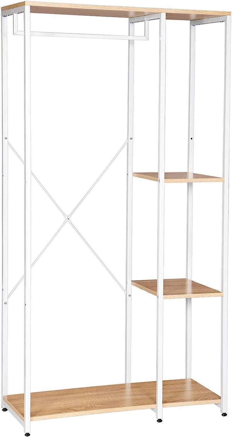 Woltu Kleiderständer, (1 St), Garderobenständer mit Ablage, aus Holz und St günstig online kaufen