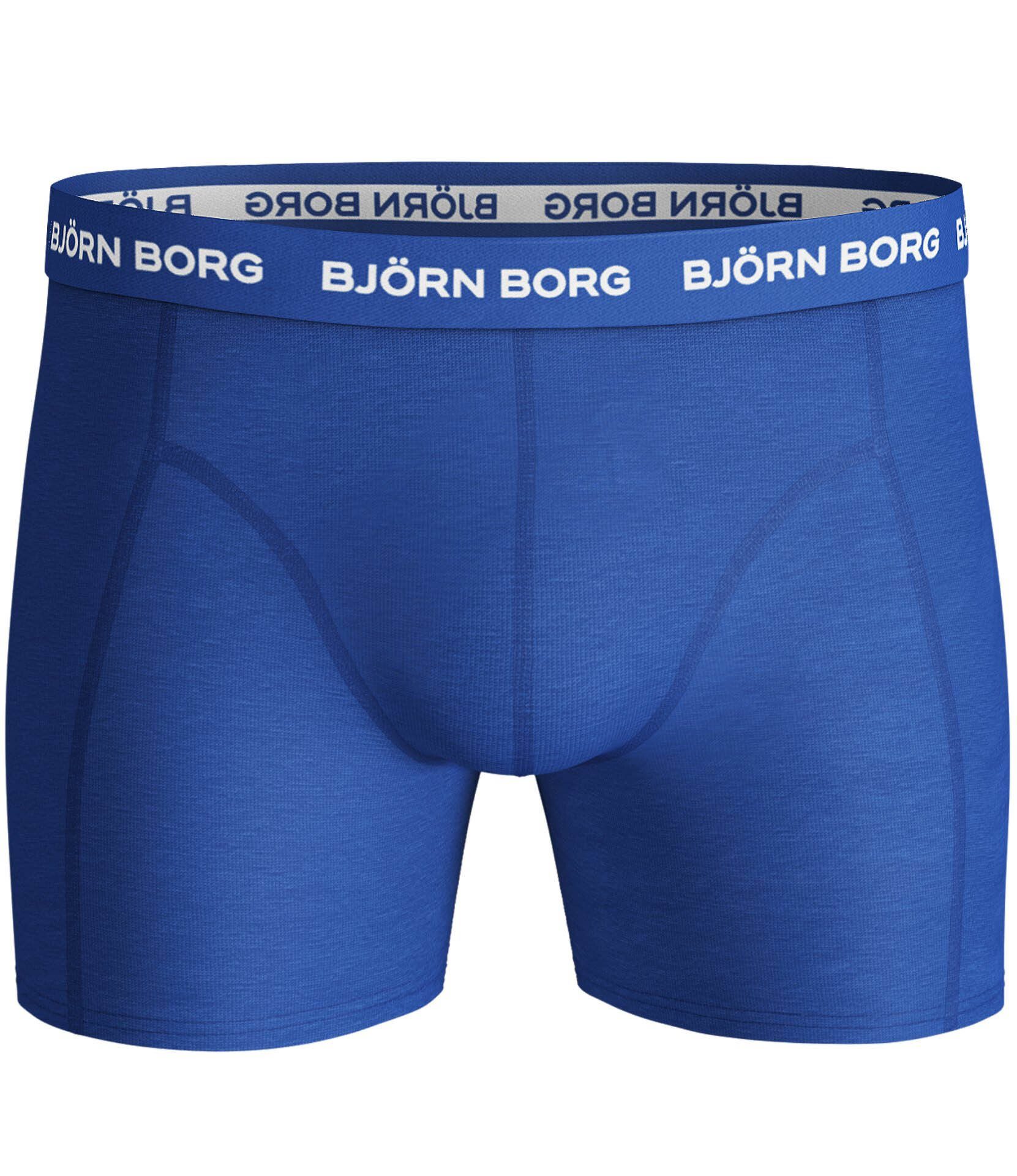 - Borg Boxershorts blau 3er Pants, Boxer Björn Pack Cotton Herren