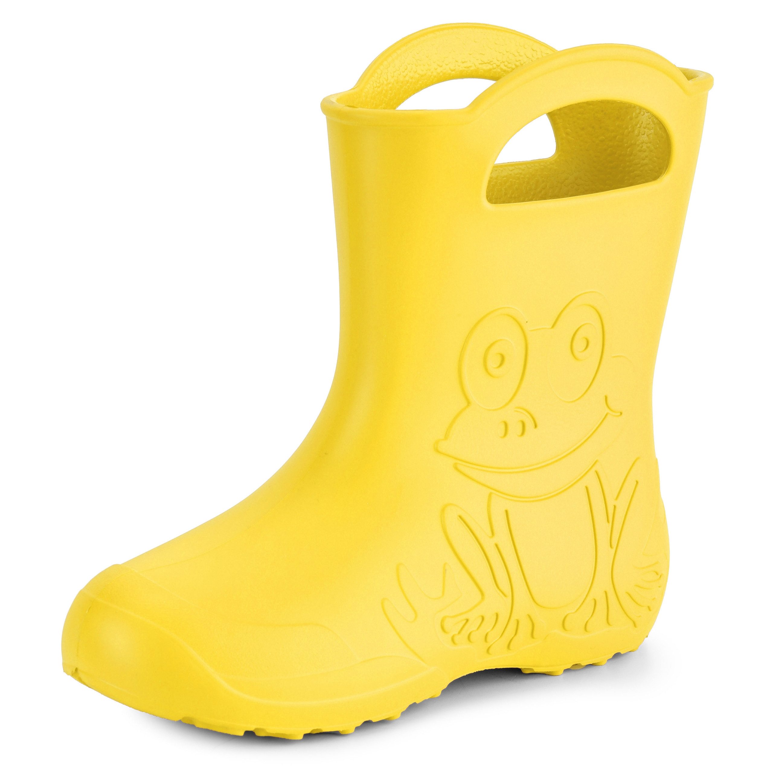 Ladeheid EVA Regenschuhe für Frauen LA-CA-09 Gummistiefel Damen federleichte Gartenschuhe mit Griffen