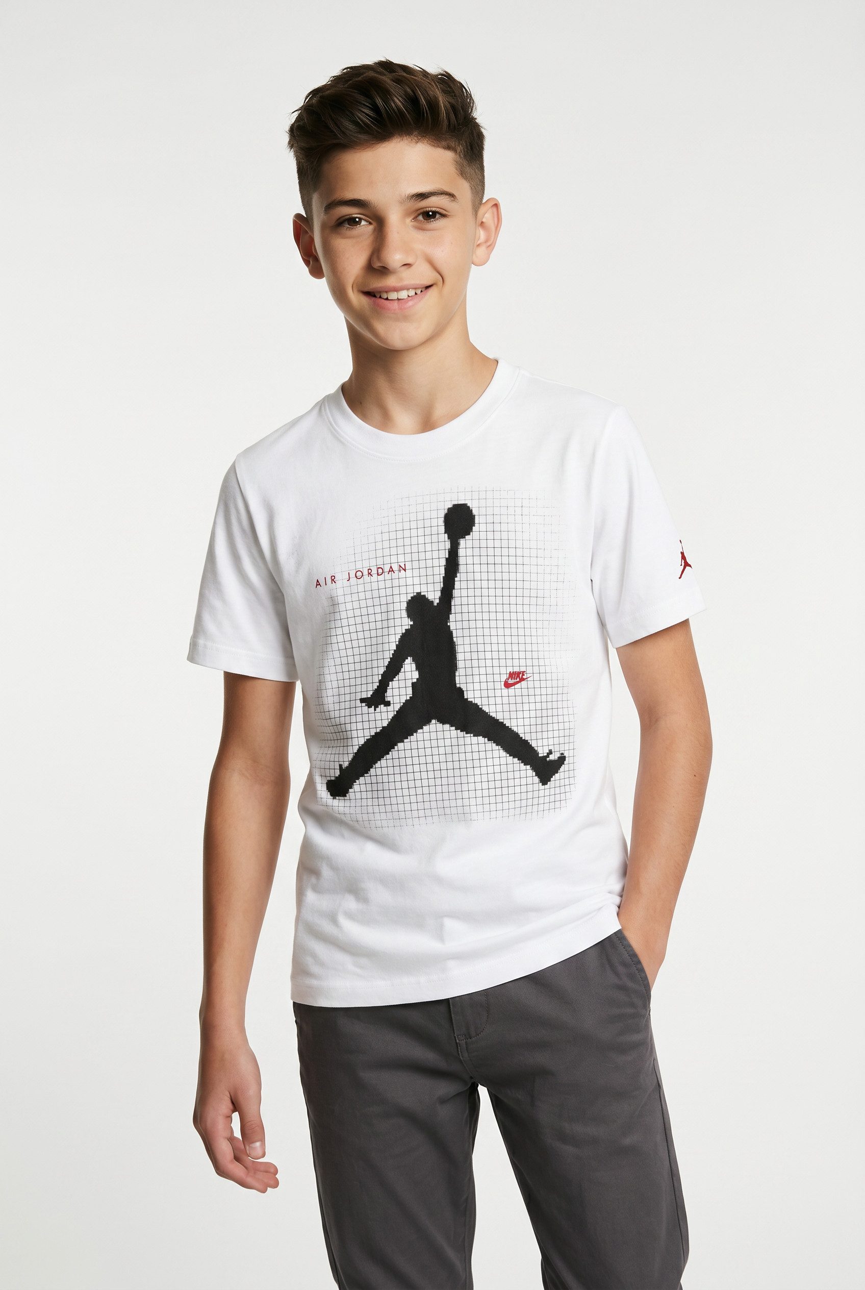 Jordan T-Shirt für Kids für Kinder und Jugendliche, sportlicher Stil, Rundhalsausschnitt