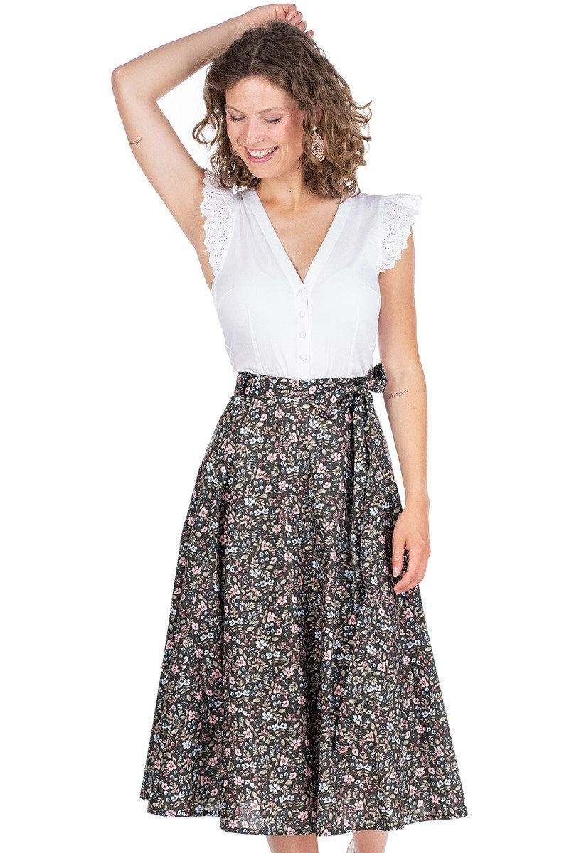 Berwin & Wolff Trachtenrock Trachtenrock - FLORA - olivgrün günstig online kaufen