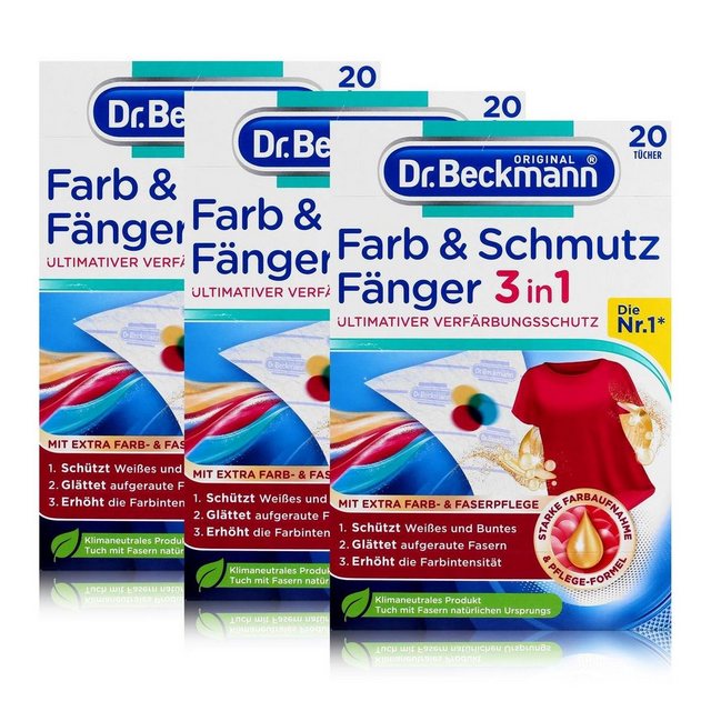 Dr. Beckmann Dr. Beckmann Farb & Schmutz Fänger mit Farbfang-Molekülen 20 Tücher (3 Reinigungstücher
