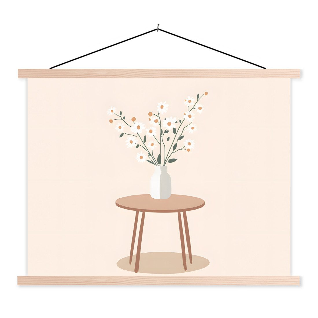 MuchoWow Poster Vase - Blumen - günstig online kaufen