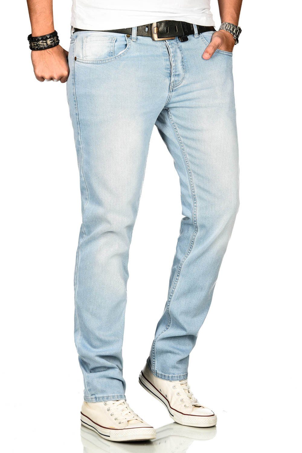 Alessandro Salvarini Stretch-Jeans "ASAngelo", Angenehme Passform durch vor günstig online kaufen