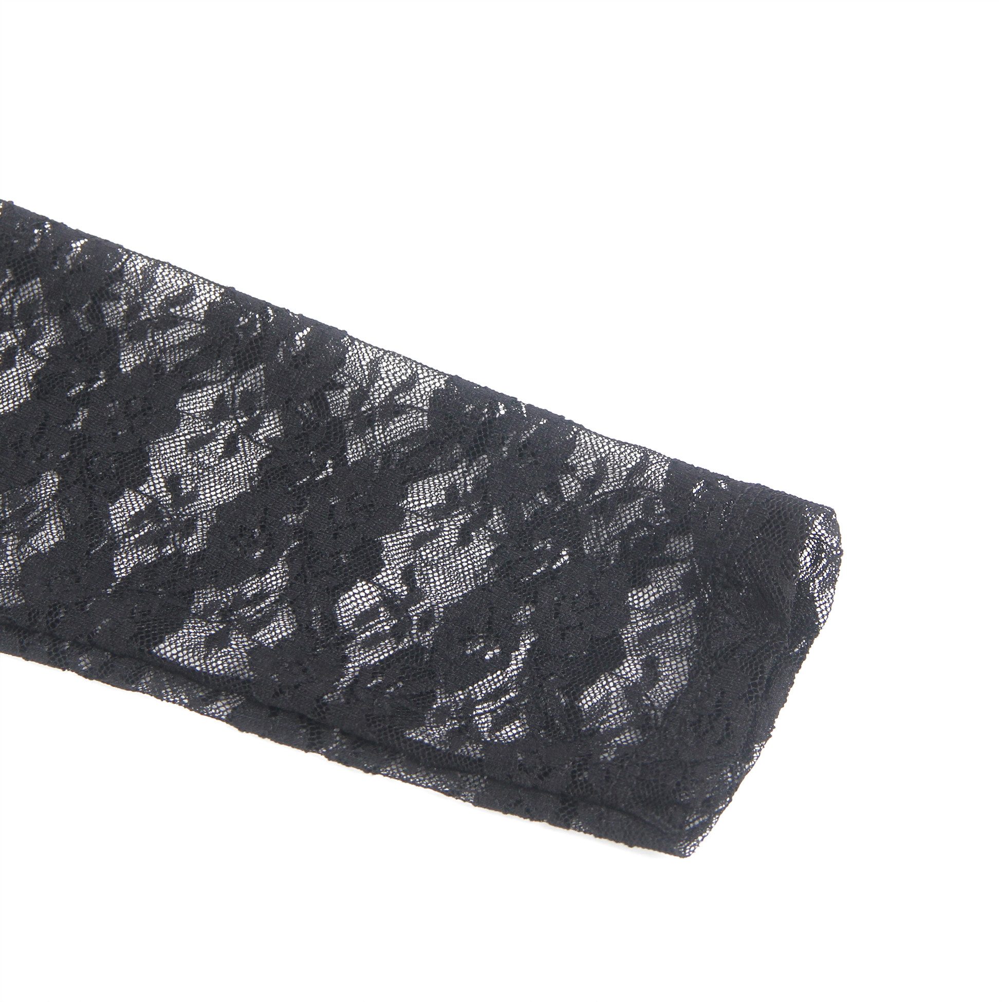 HO-Ersoka Langarmbody Body Teddy langarm blickdicht mit Spitzeneinsatz schwarz XL (44) Druckknöpfe im Schritt