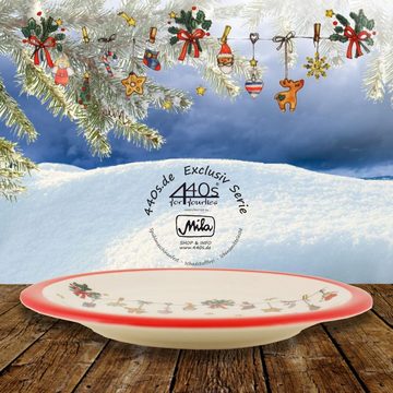 440s Teller 440s-Exklusiv Mila Keramik-Teller Es Weihnachtet sehr, (1 St)