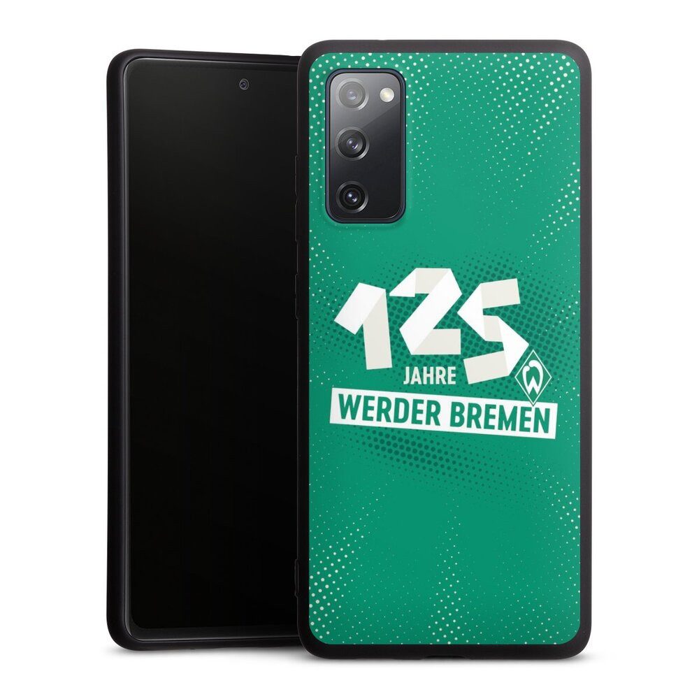 DeinDesign Handyhülle 125 Jahre Werder Bremen Offizielles Lizenzprodukt, Samsung Galaxy S20 FE 5G Silikon Hülle Premium Case Handy Schutzhülle