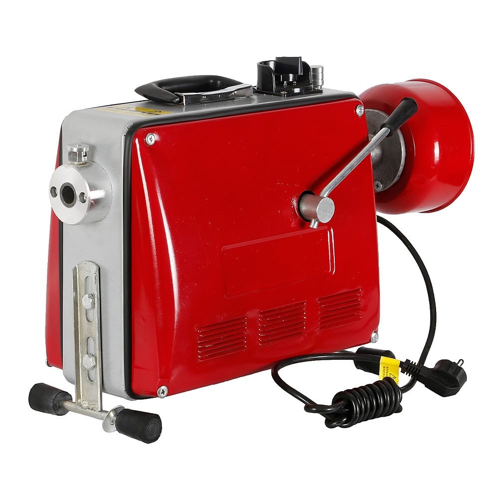 Melko Rohrreinigungsspirale Rohrreinigungsgerät Rohrreinigungsmaschine 500W 16mm Abflussreinige, L: 36.5 cm, ∅ 10,00 mm, (Stück), mit Links-/Rechtlauf über Schalterstellung