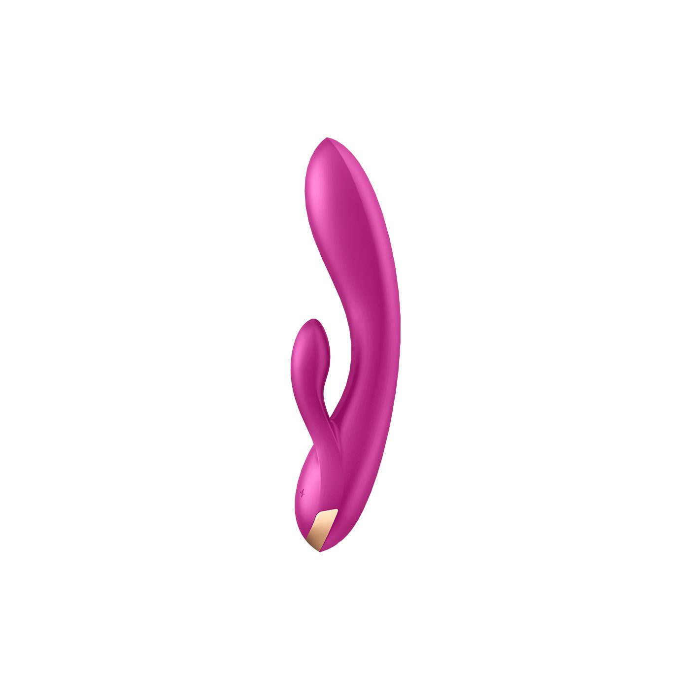 App, mit Rabbit, 20cm Flex lila Klitoris-Stimulator "Double Satisfyer Connect App", Satisfyer Bluetooth,