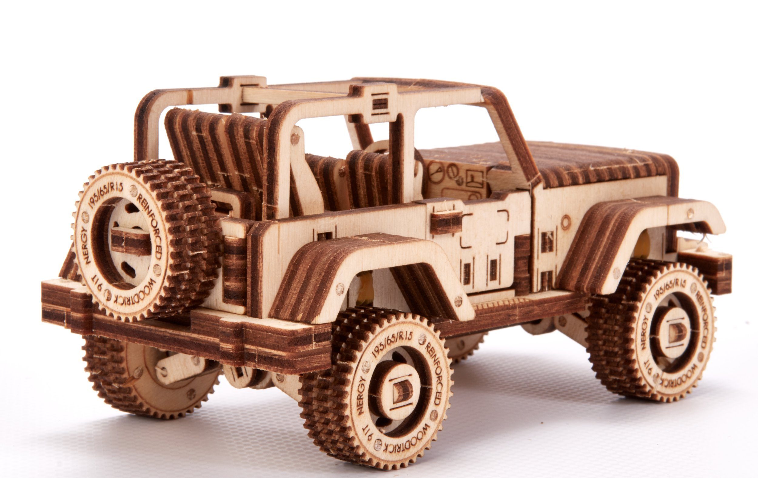 Selva Technik 3D-Puzzle WOOD TRICK Auto-Set, 338 Bauteile, Puzzleteile