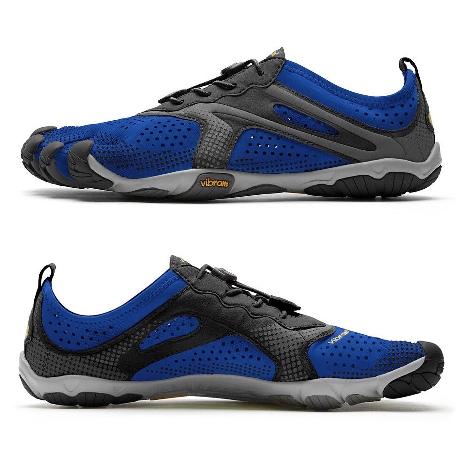 VIBRAM FiveFingers V-Run Men Blue/Black - Laufschuhe / Zehenschuhe Barfußschuh