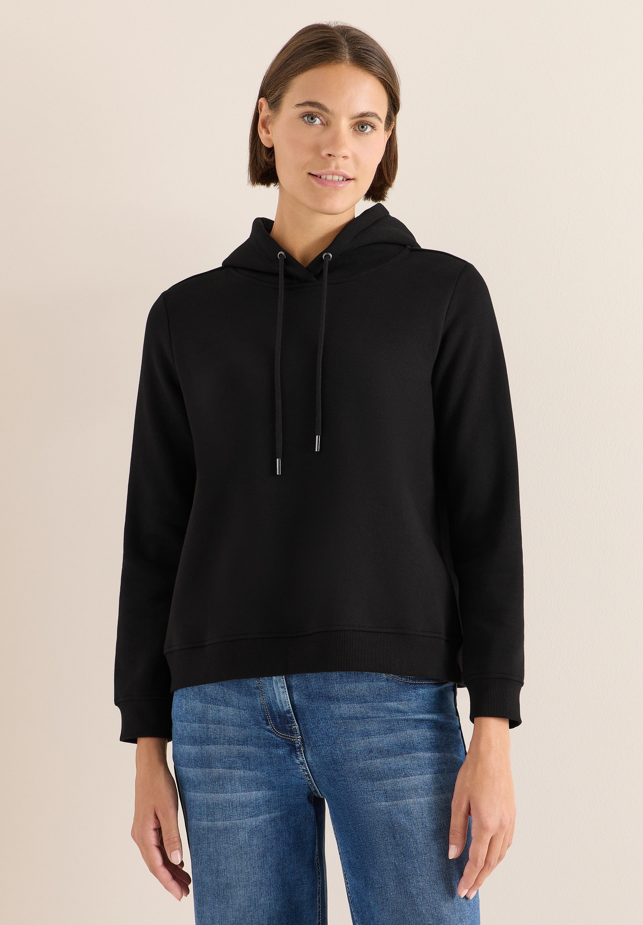 CECIL Hoodie aus softem Materialmix