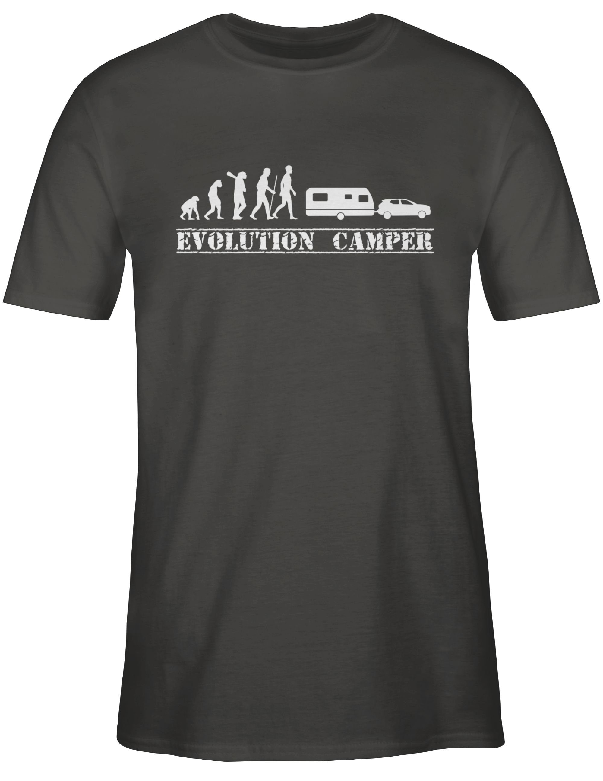 Shirtracer T-Shirt Evolution Wohnwagen weiß Evolution günstig online kaufen