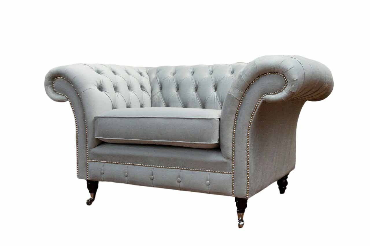 In Made Einsitzer, 1 Chesterfield Sessel Sitzer Couchen Sessel Europe Polster JVmoebel Textil Sofa