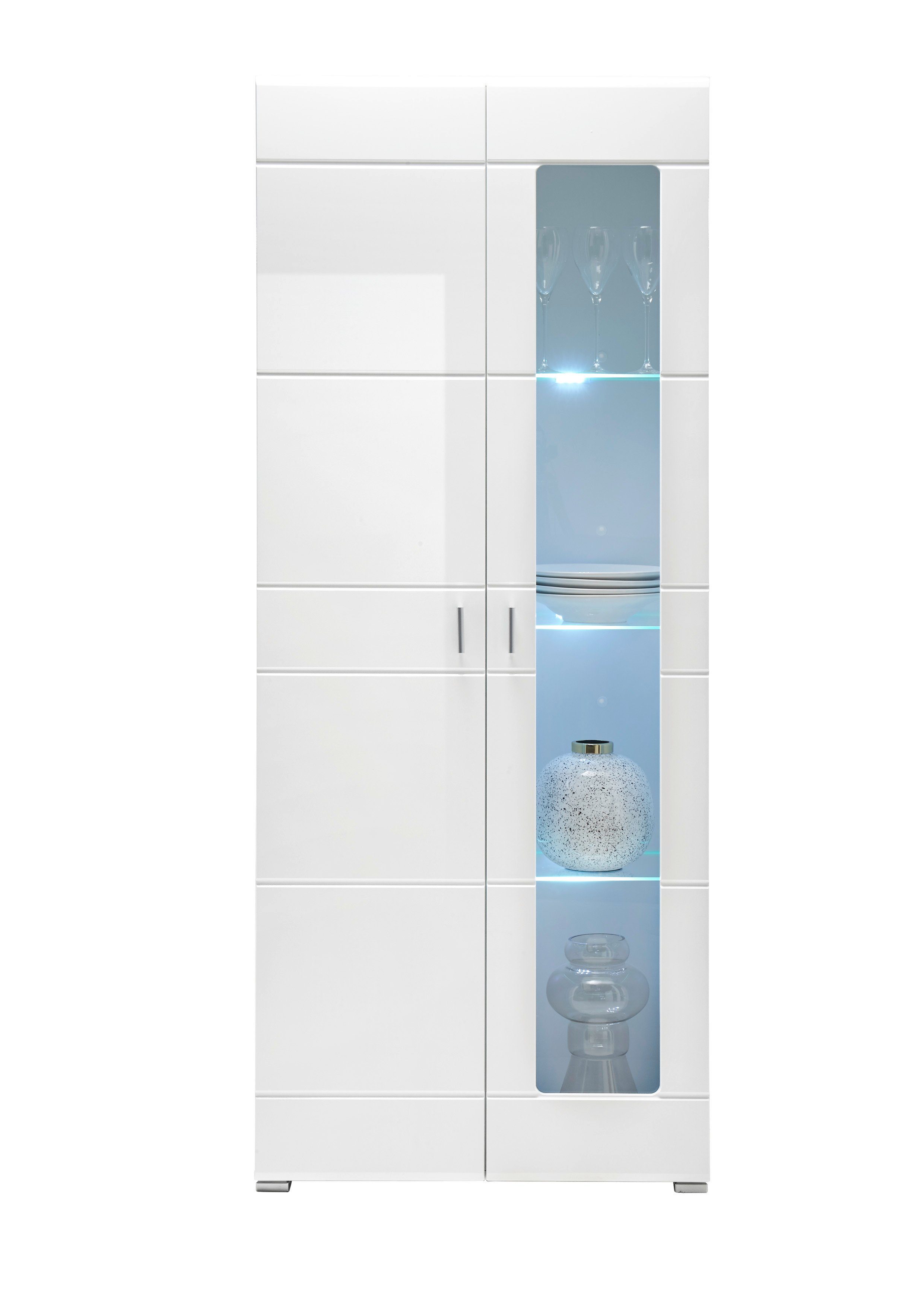PREISBRECHER Vitrine Ella 80 x 194 x 35 cm (B/H/T)
