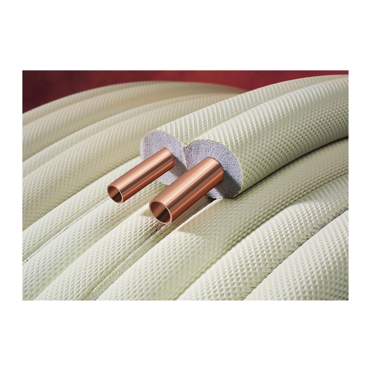 Talos Alu-Verbundrohr BV-ZU1438-20, (einzel, 1-tlg), TALOS Klimaanlage Kupferrohr Doppel mit Isolierung ohne