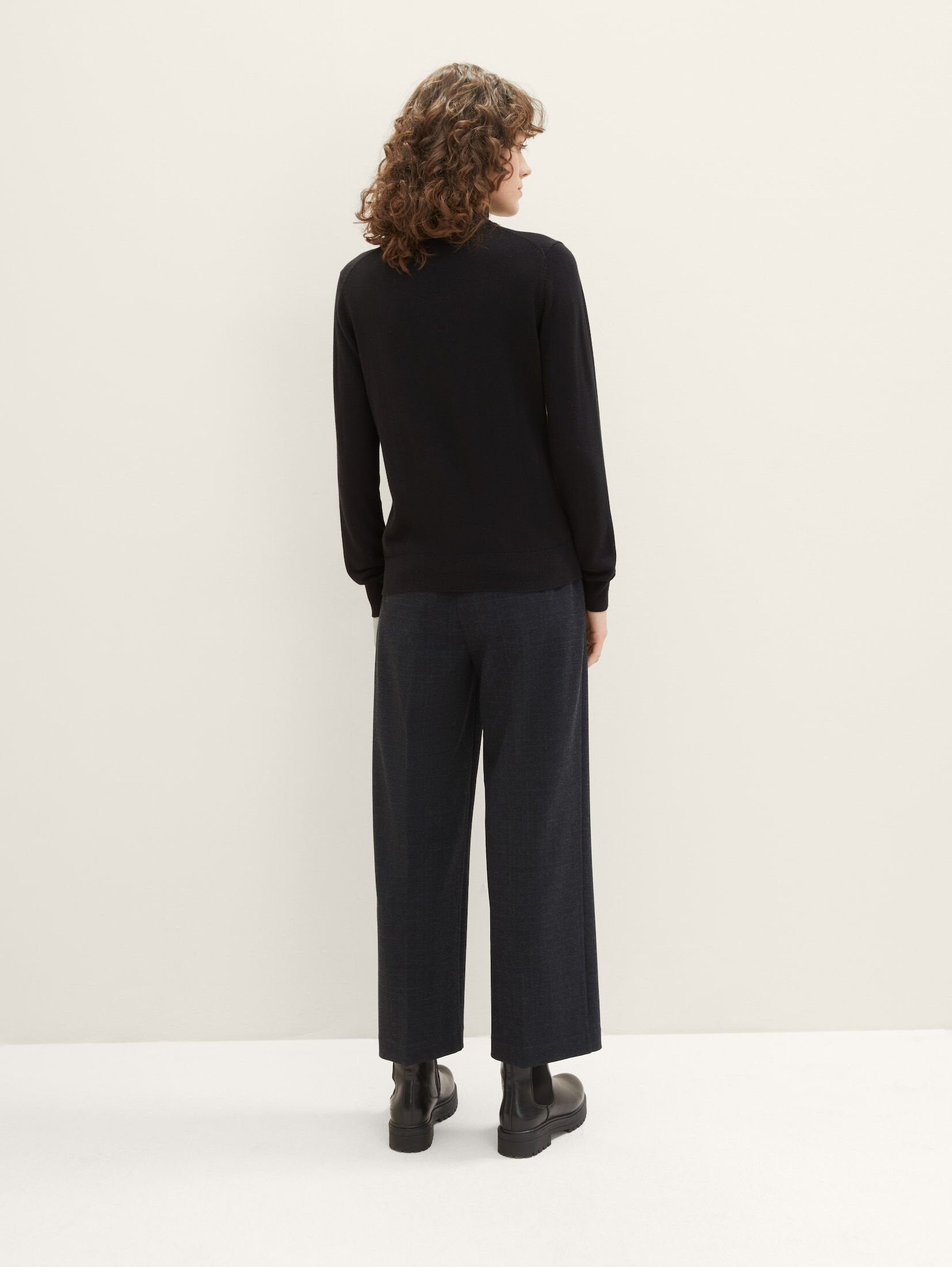 Hose TAILOR Mia Straight Cropped Culotte TOM