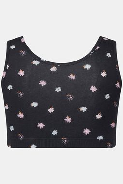 Ulla Popken Bügel-BH Bustier Blüten Biobaumwolle