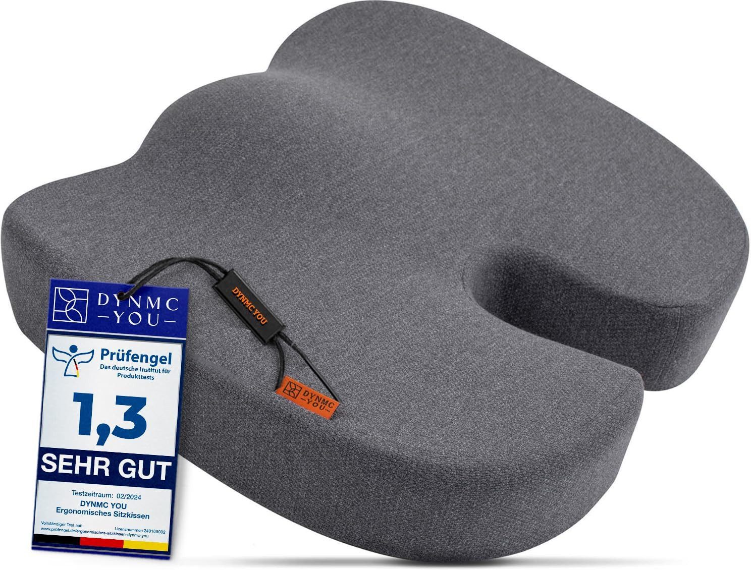 DYNMC you Sitzkissen Bürostuhl - Test SEHR GUT - Sitzring steißbein entlast günstig online kaufen