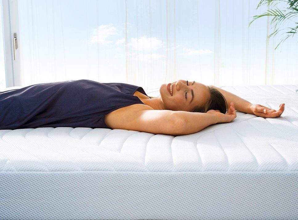 Visco-Matratze TEMPUR PRO® CoolQuilt 23 cm, Tempur, 23 cm hoch, Memory Foam, kühlender und waschbarer Bezug