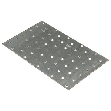 vidaXL Armaturen-Befestigungselement Lochplatten 20 Stk. 2 mm 200x120 mm Verzinkter Stahl, (1-St)