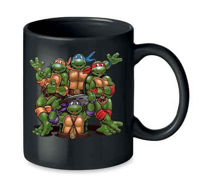 Blondie & Brownie Tasse Turtles Schildkröten Ninja Cartoon Retro Nerd, Keramik