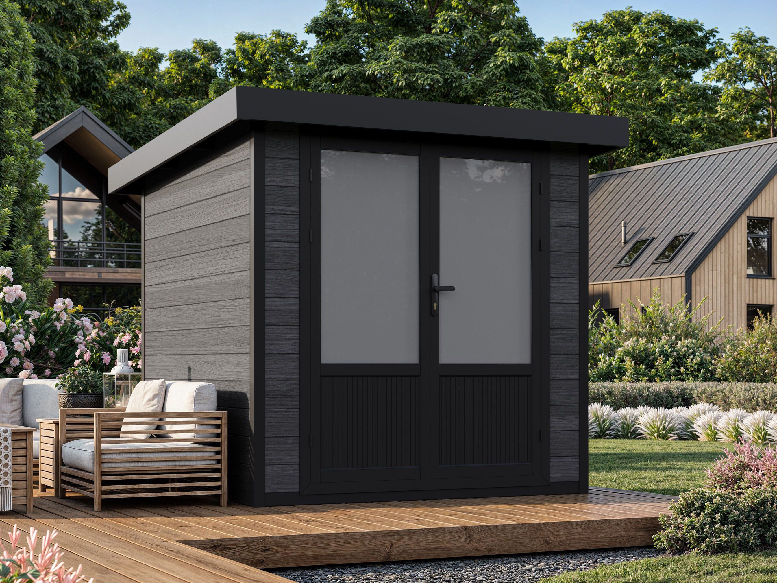 Fjordholz Gartenhaus Style DeLuxe 2x2m günstig online kaufen