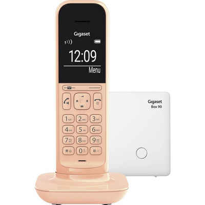 Gigaset Das Designtelefon mit Anrufbeantworter - Einfach Schnurloses Mobilteil (Anrufbeantworter, Babyphone, Freisprechen, für Hörgeräte kompatibel)
