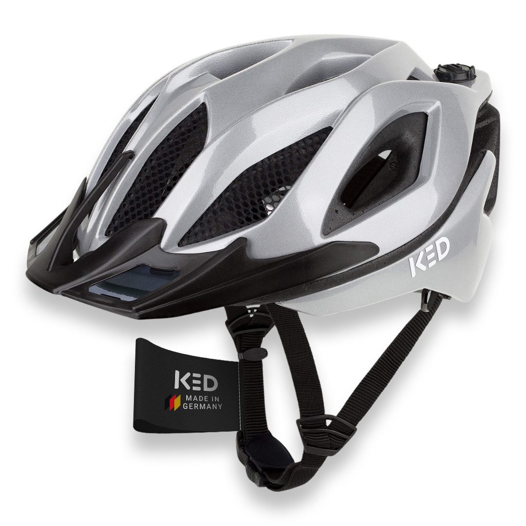KED Fahrradhelm Spiri II Trend Allround Helm, LED Licht Und Reflektor, Optimierte Belüftung