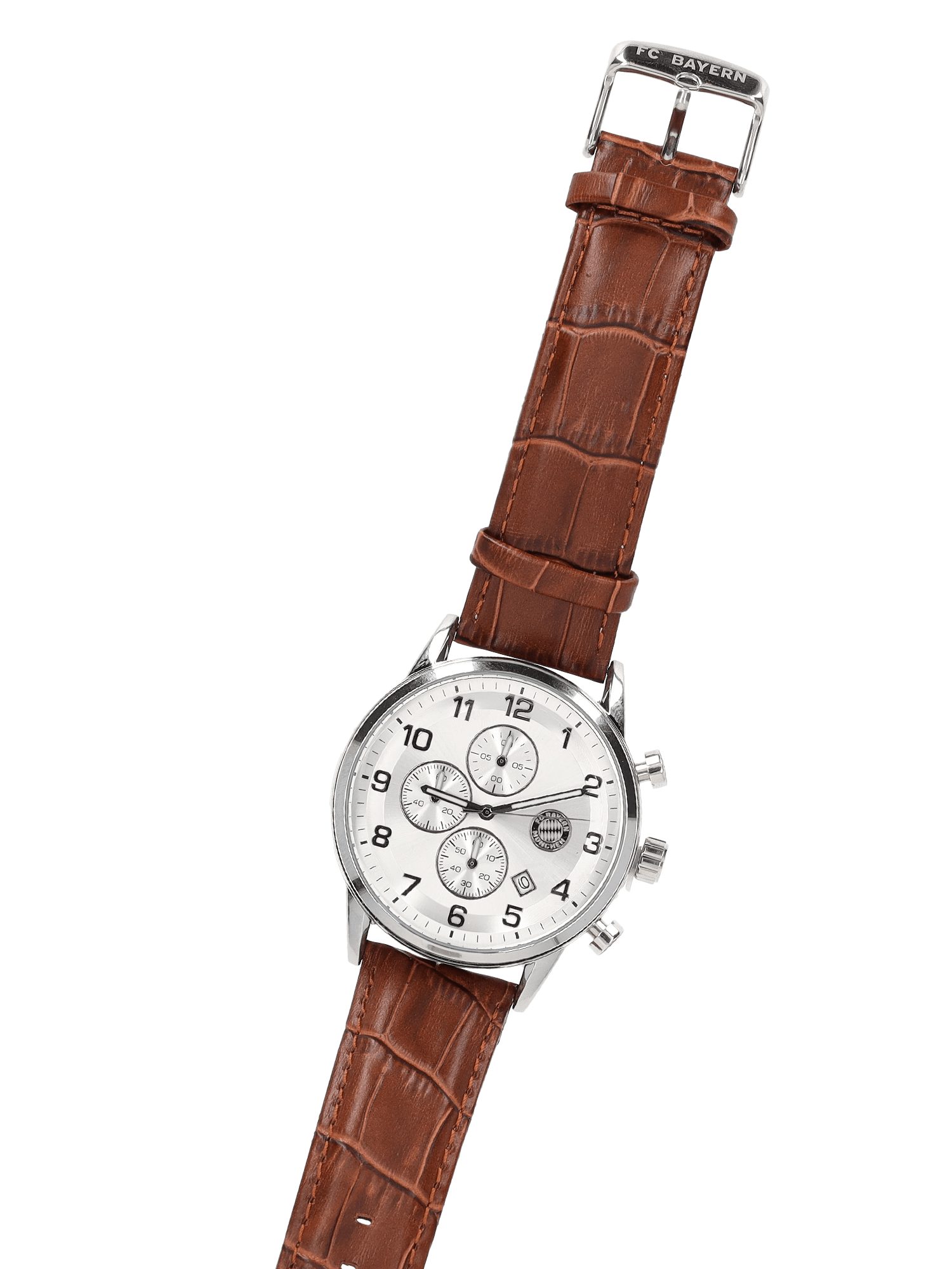 FC Bayern München Uhr FC Bayern München I Chronograph I Armbanduhr I Erwachsene I Silber