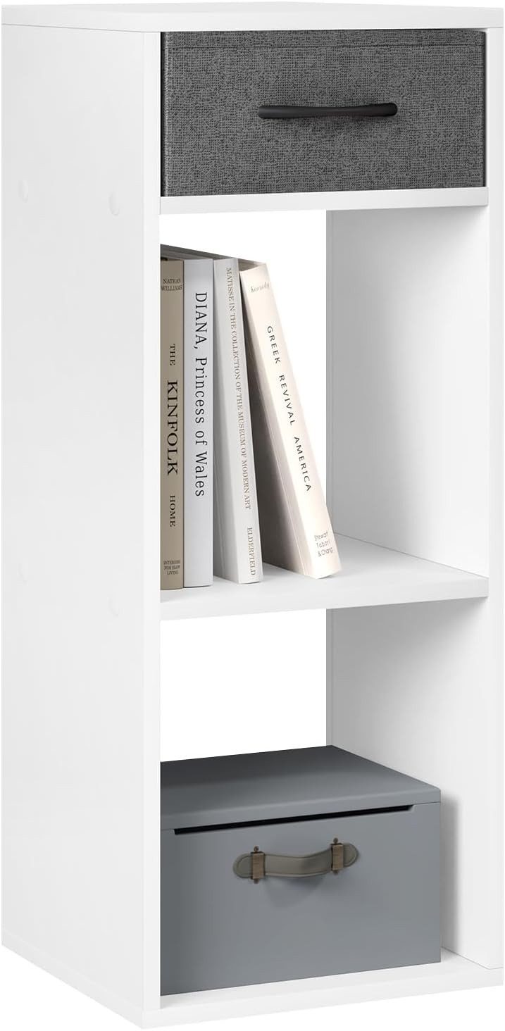 Woltu Bücherregal, mit 1 Stoffschublade 2 günstig online kaufen