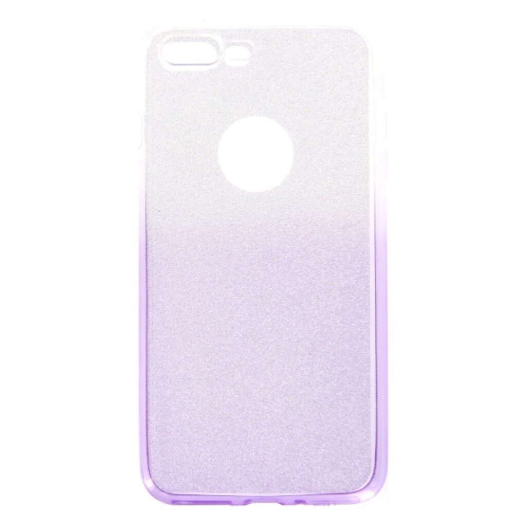 Handytasche TPU Handyhülle für iPhone 7 Plus - Lila Schutz Tasche (Silikonhülle)