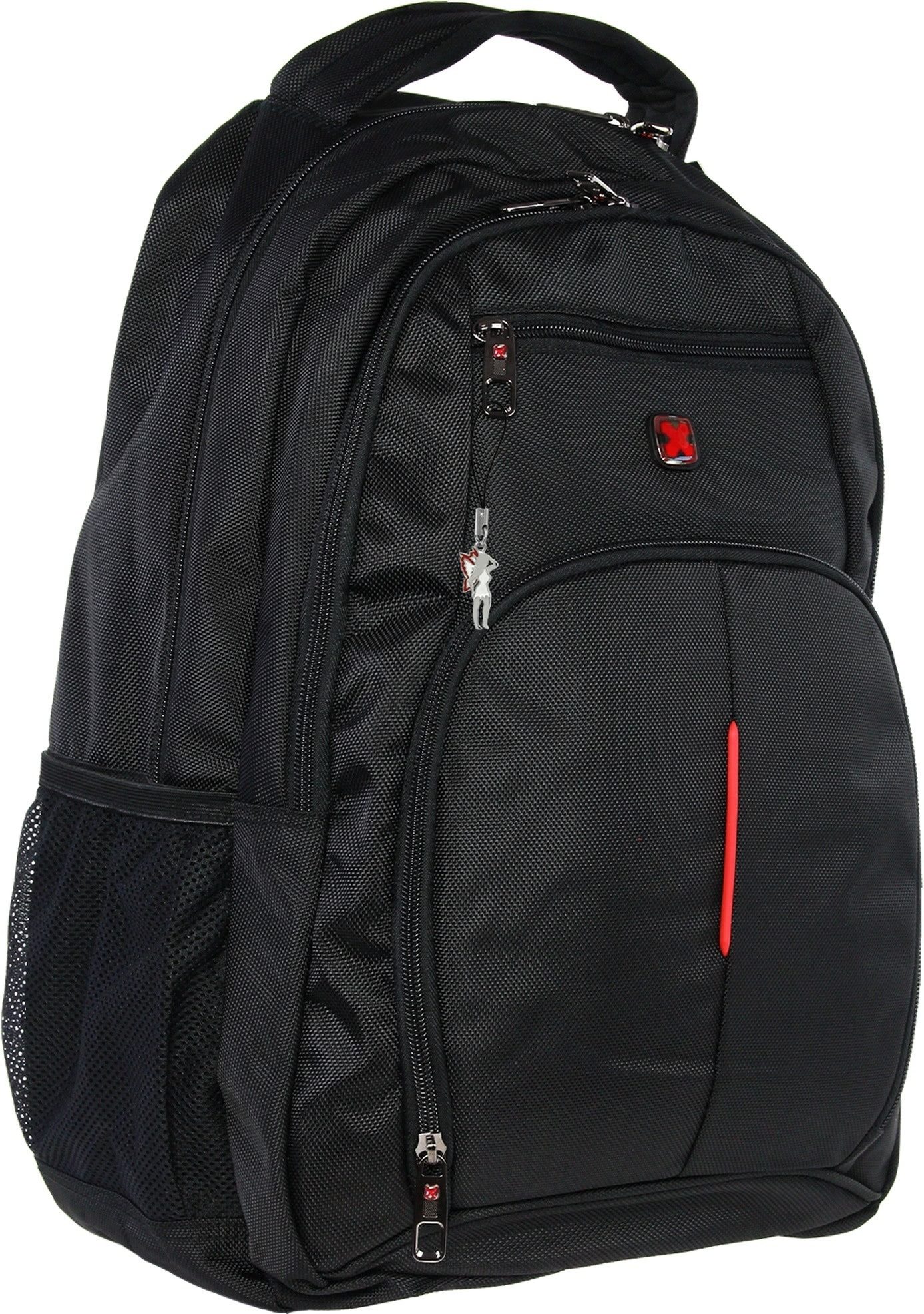 Travel N Meet Reisetasche Travel N Meet Damen Herren Sporttasche (Businessrucksack), Herren Business-, Freizeitrucksack Polyester, schwarz ca. 47cm hoch