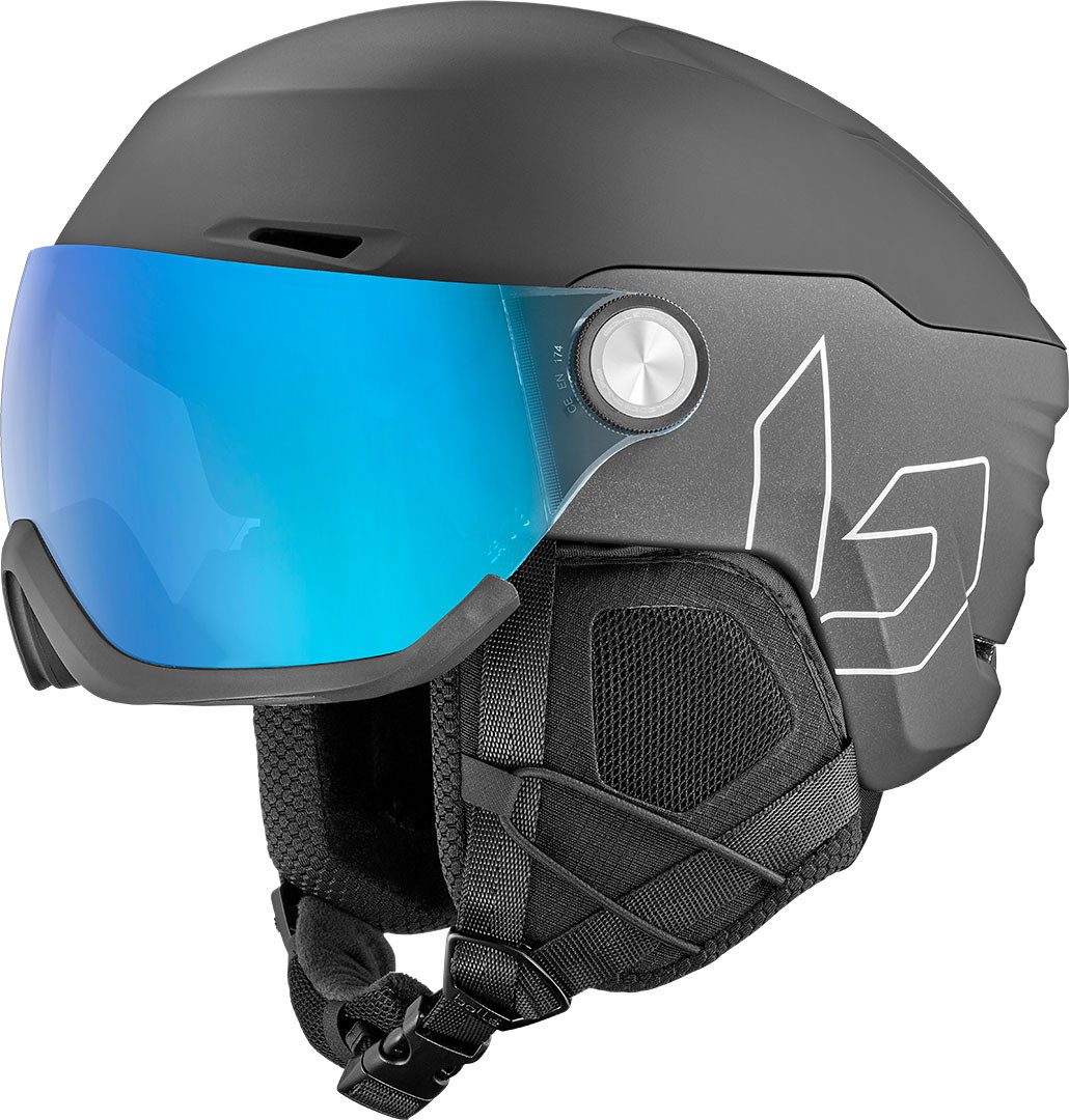 Bolle Skihelm BOLLE V-RYFT PURE Helm 2026 black coal matte/photochromic blue