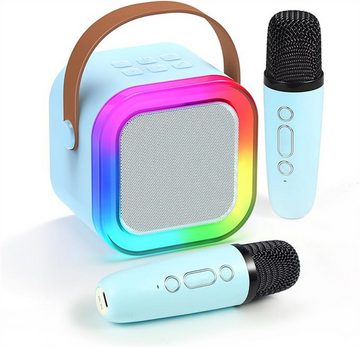 XDOVET Karaoke-Maschine für Kinder und Erwachsene, Zwei Mikrofon Karaoke-Maschine (Tragbarer Bluetooth-Lautsprecher mit Stimmeffekten)