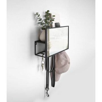Umbra Spiegel Cubiko Schwarz 33 cm
