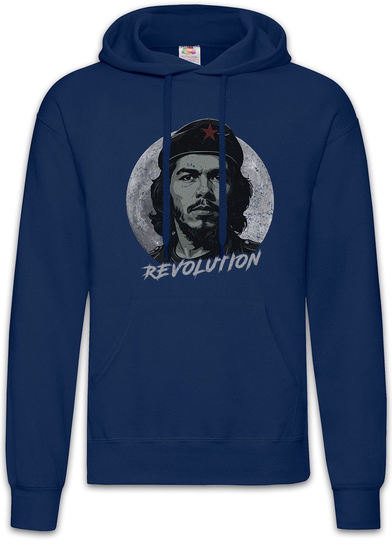 Hoodie Che Moon Herren Hoodie Guerilla Cuba Castro Portrait Guevara Ernesto