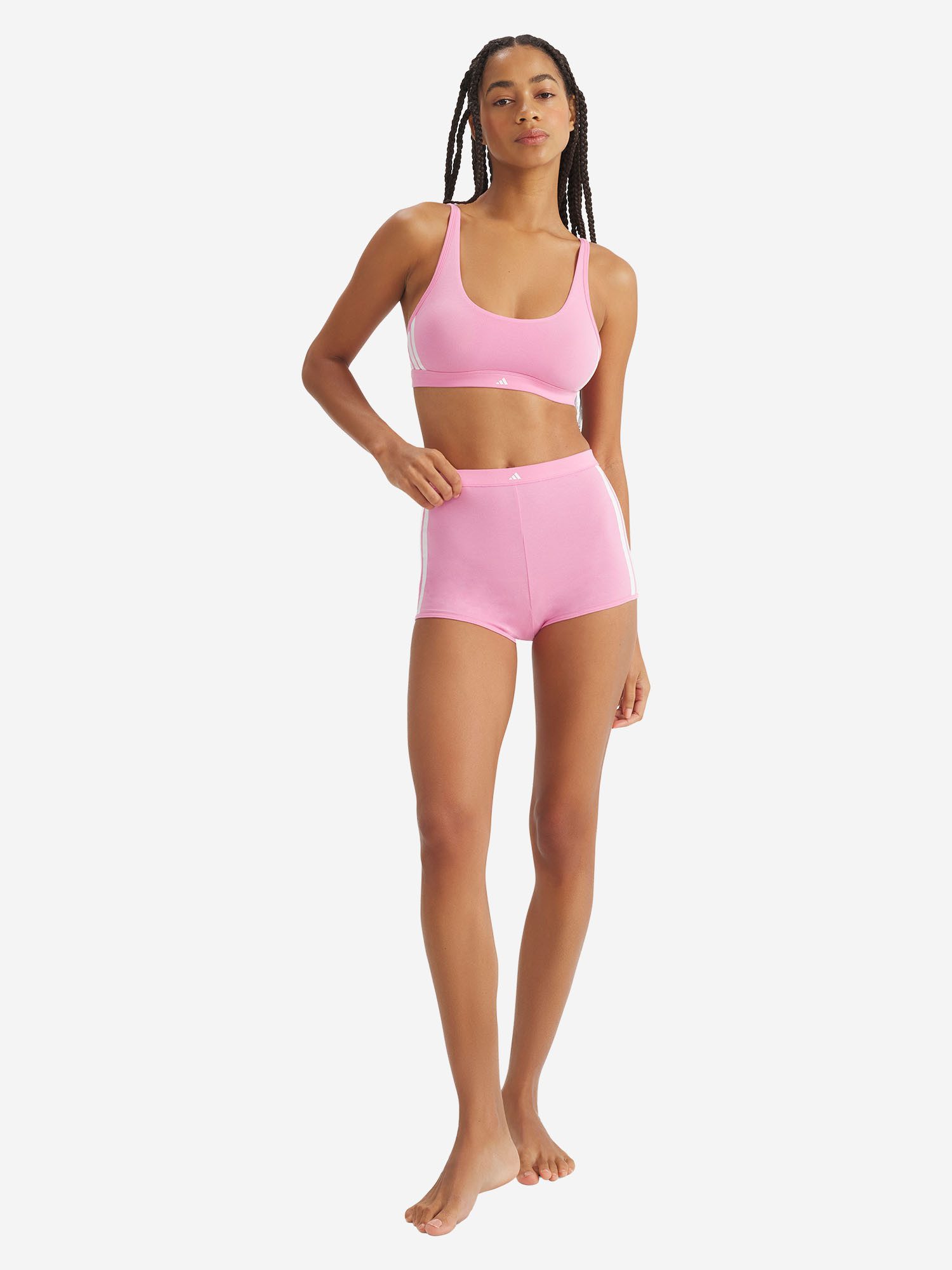 adidas Sportswear Panty Sport Active Essentials 3 Stripes (2-St) Pantyslip, Boyshort, Unterwäsche