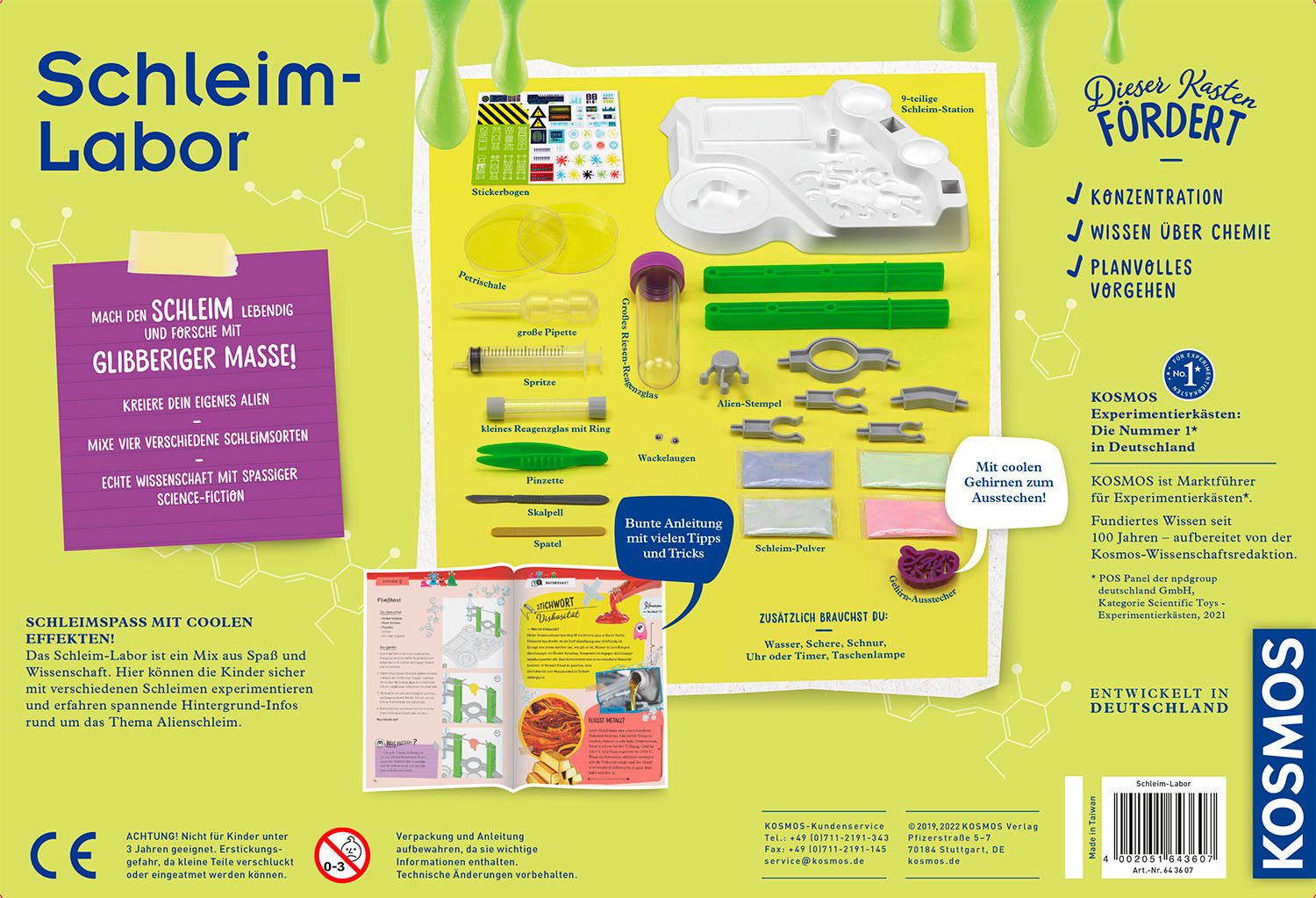 Kosmos Experimentierkasten Schleim-Labor