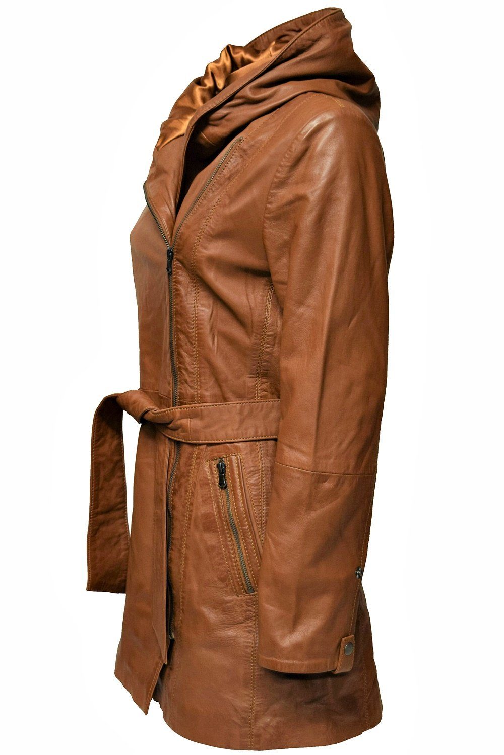 Zimmert Leather Ledermantel Mia (1-tlg) gewaschenes günstig online kaufen