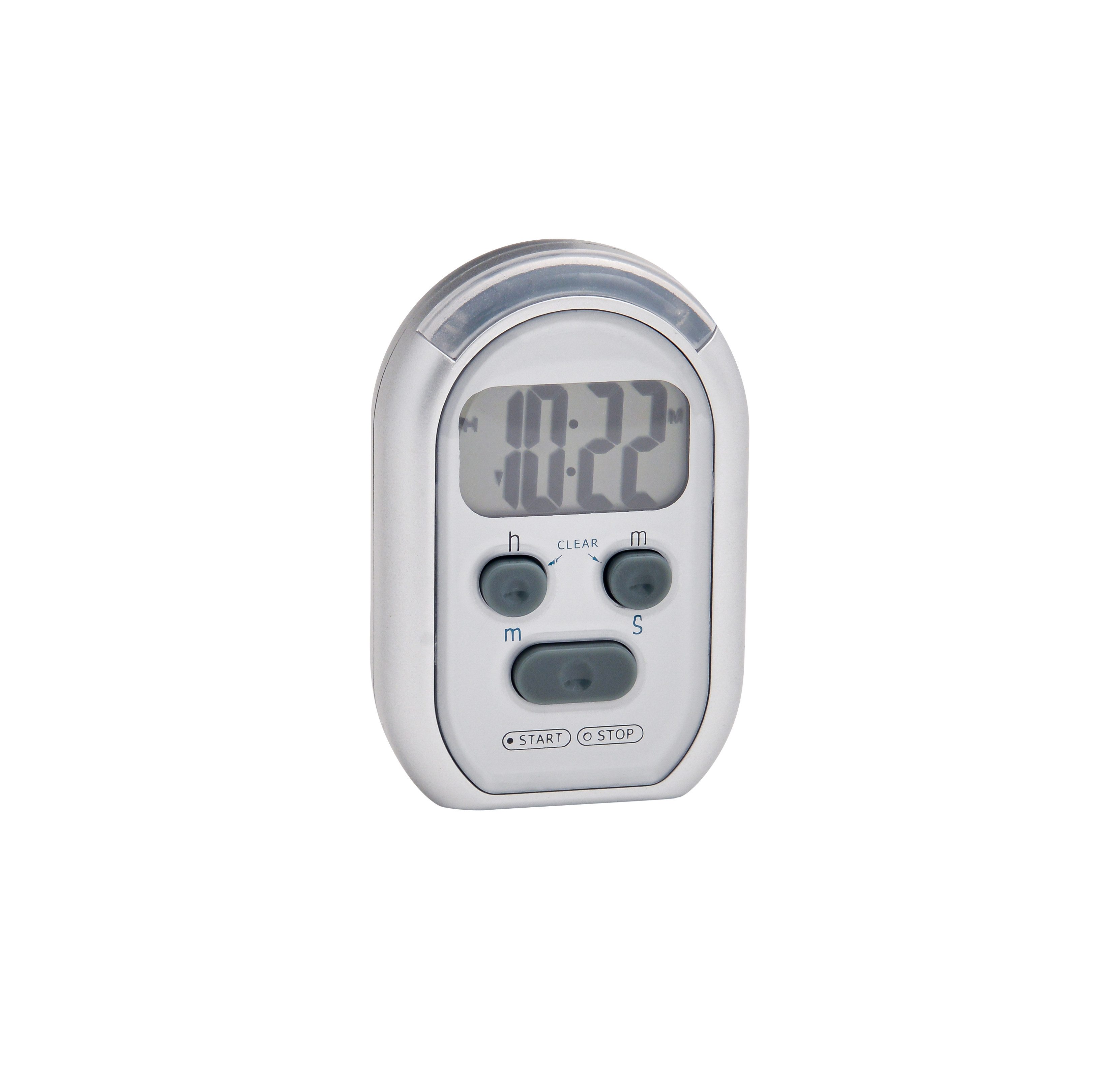 HUMANTECHNIK Küchentimer tripleBel, Timer mit Vibration und Lichtsignal für Hörgeschädigte Timer mit blinkenden LEDs und Vibration