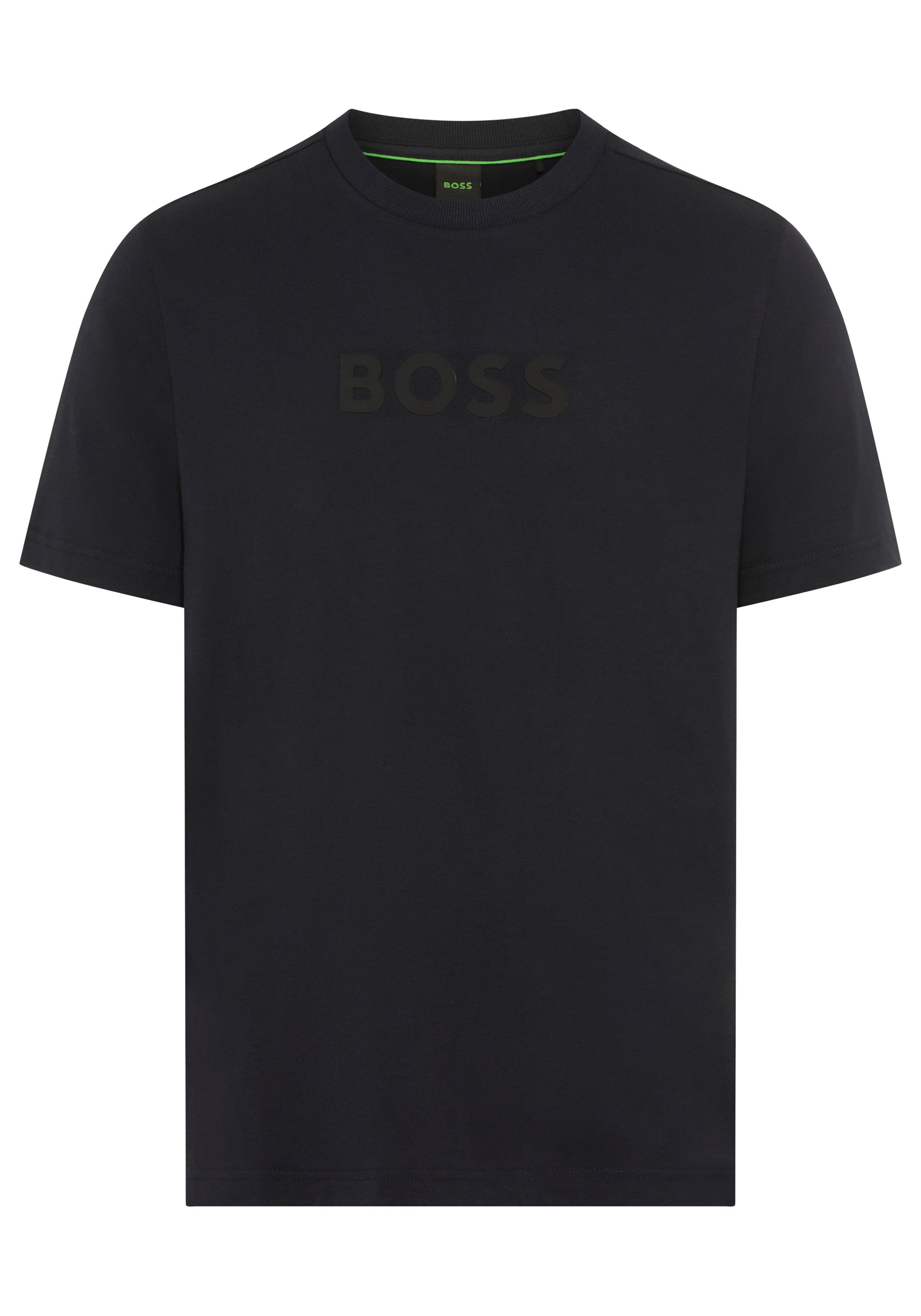 BOSS GREEN T-Shirt Rundhalsausschnitt, Regular Fit, Boss-Logodruck