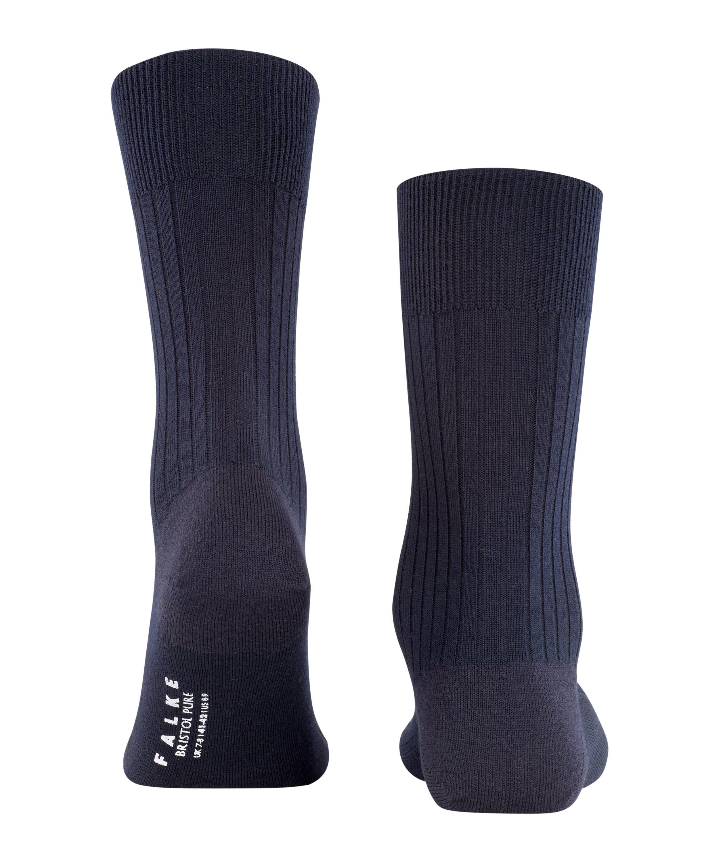 FALKE Socken Bristol Pure (1-Paar) aus feinster Merinowolle