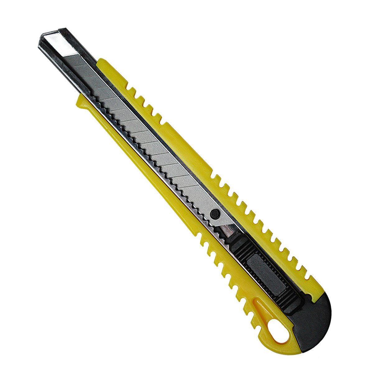 HELO24 Cuttermesser Teppichmesser Paketmesser Gelb Stück, (10-tlg) 10